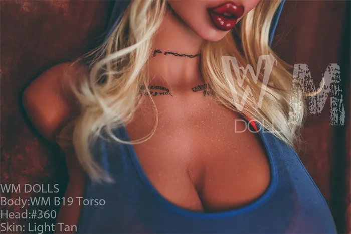 70cm2ft4 Fuckable Tits Torso Sex Doll with 360 Head WM Doll Male Sex Toys