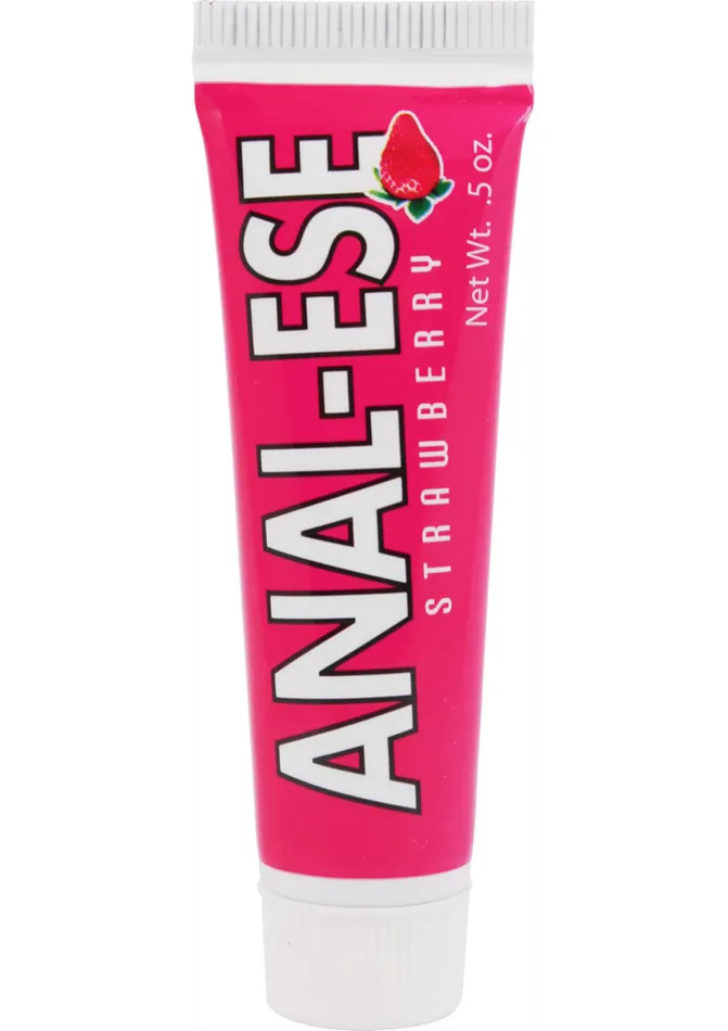 AnalEse Desensitizing Anal Gel 5oz Strawberry Flavor Anal Ese Anal