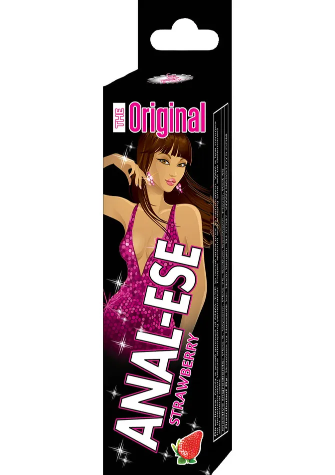AnalEse Desensitizing Anal Gel 5oz Strawberry Flavor Anal Ese Anal
