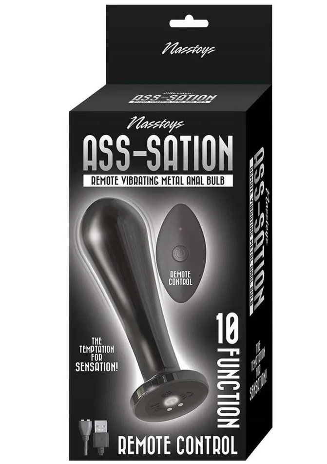 AssSation Remote Control Vibrating Metal Anal Bulb AssSation Anal