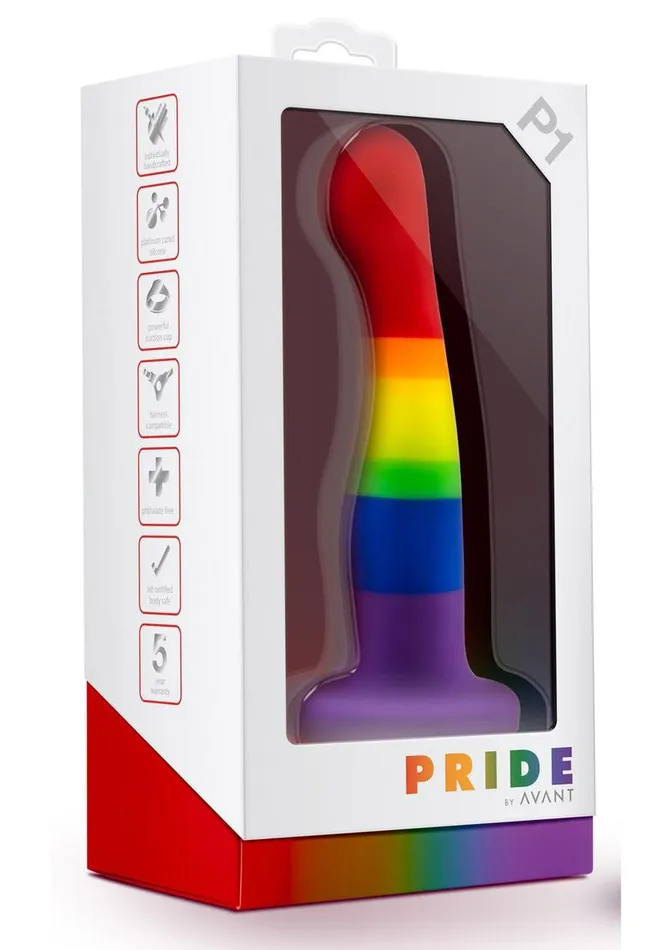 Avant Dildos Avant Pride P1 Freedom Silicone Dildo