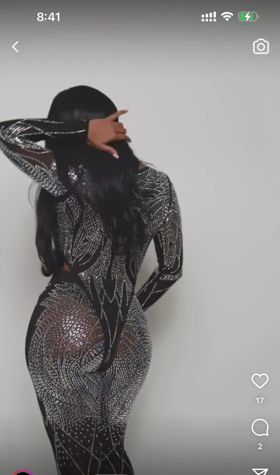 Bling Jumpsuit 2pcs Body and Pants dreamgirl Anal Bling Jumpsuit 2pcs Body and Pants dreamgirl Anal
