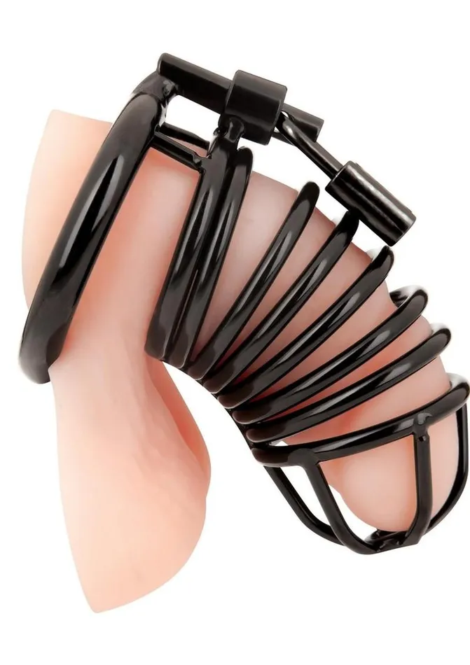 Blue Line CandB Gear Male Sex Toys Deluxe Chastity Cage