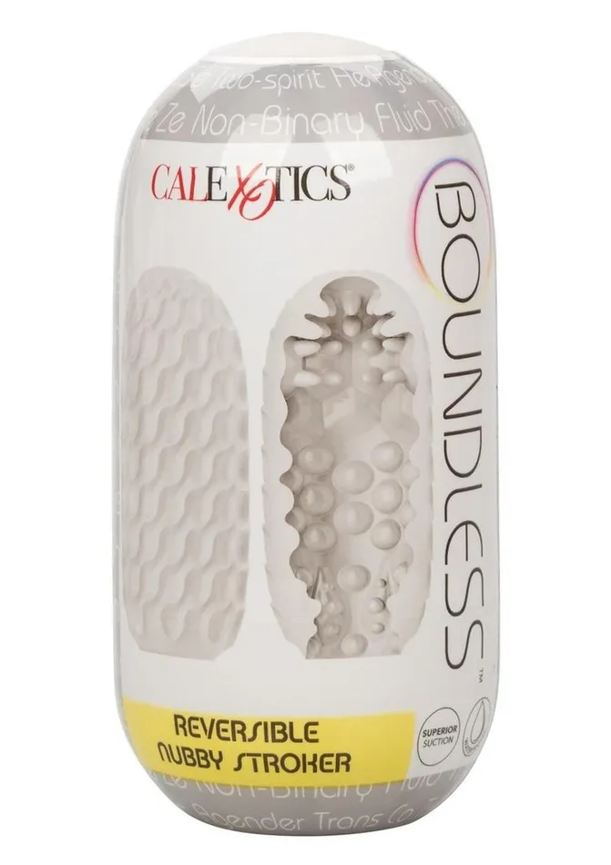 Boundless Male Sex Toys Boundless Reversible Nubby Stroker