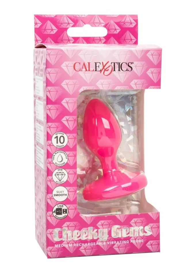 Cheeky Gems Rechargeable Silicone Vibrating Probe Cheeky Female Sex Toys