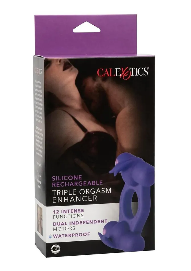 Couples Enhancers Female Sex Toys Couples Enhancers Silicone Rechargeable Triple Orgasm Enhancer