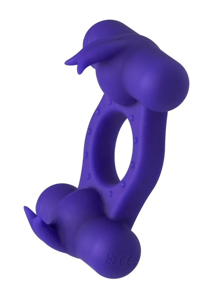 Couples Enhancers Female Sex Toys Couples Enhancers Silicone Rechargeable Triple Orgasm Enhancer