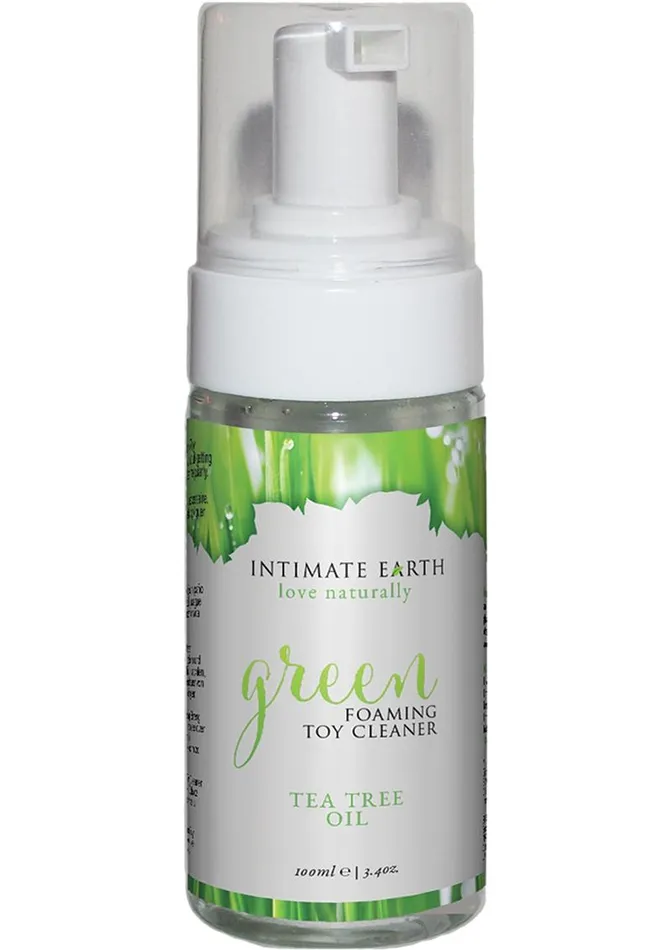 Couples Intimate Earth Green Foaming Toy Cleaner Tea Tree Oil Intimate Earth