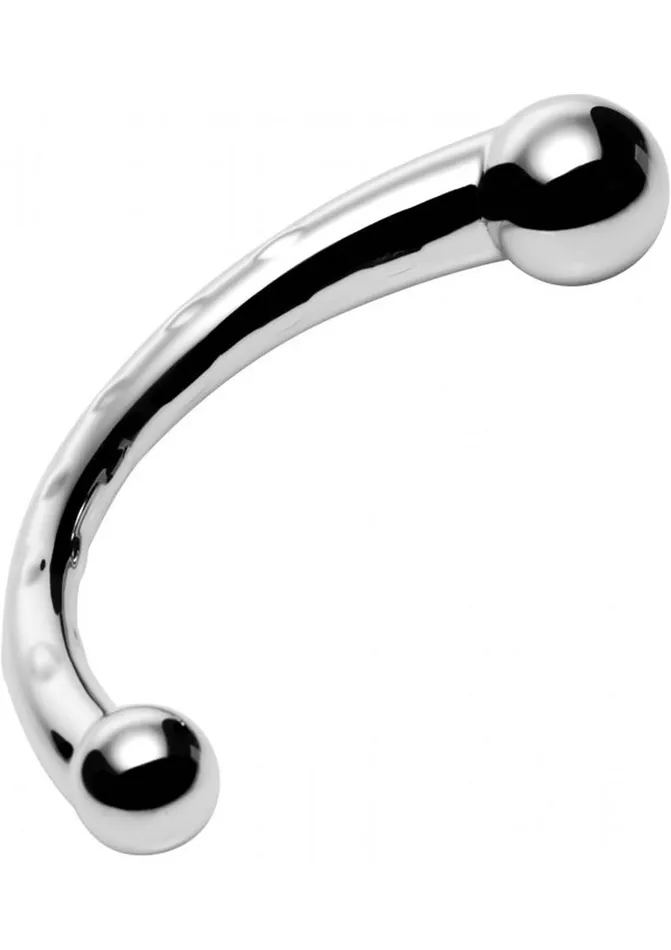 Dildos Master Series Master Series The Curvy Steel Dual Ended Dildo