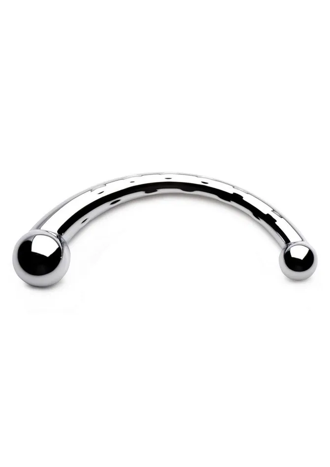 Dildos Master Series Master Series The Curvy Steel Dual Ended Dildo