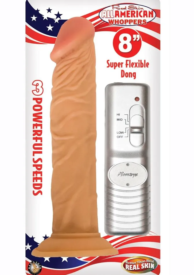 Dildos Whoppers Real Skin All American Whoppers Vibrating Dildo