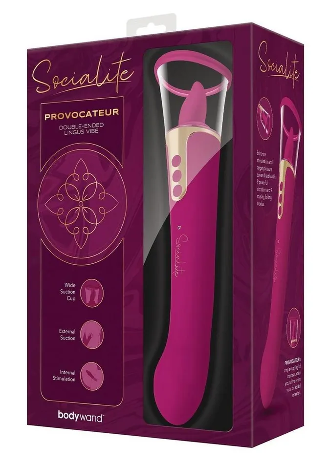 Female Sex Toys Bodywand Bodywand Socialite Provacateur Rechargeable Silicone Double End Lingus Vibrator Female Sex Toys Bodywand Bodywand Socialite Provacateur Rechargeable Silicone Double End Lingus Vibrator