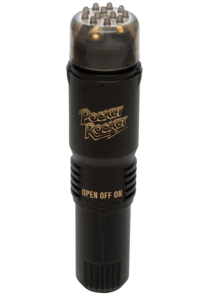 Female Sex Toys Doc Johnson Pocket Rocket Limited Edition Mini Massager Velvet Touch