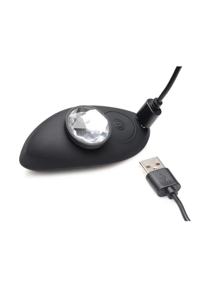 Female Sex Toys Frisky Frisky Naughty Knickers Bling Edition Silicone Panty Vibe with Remote Control