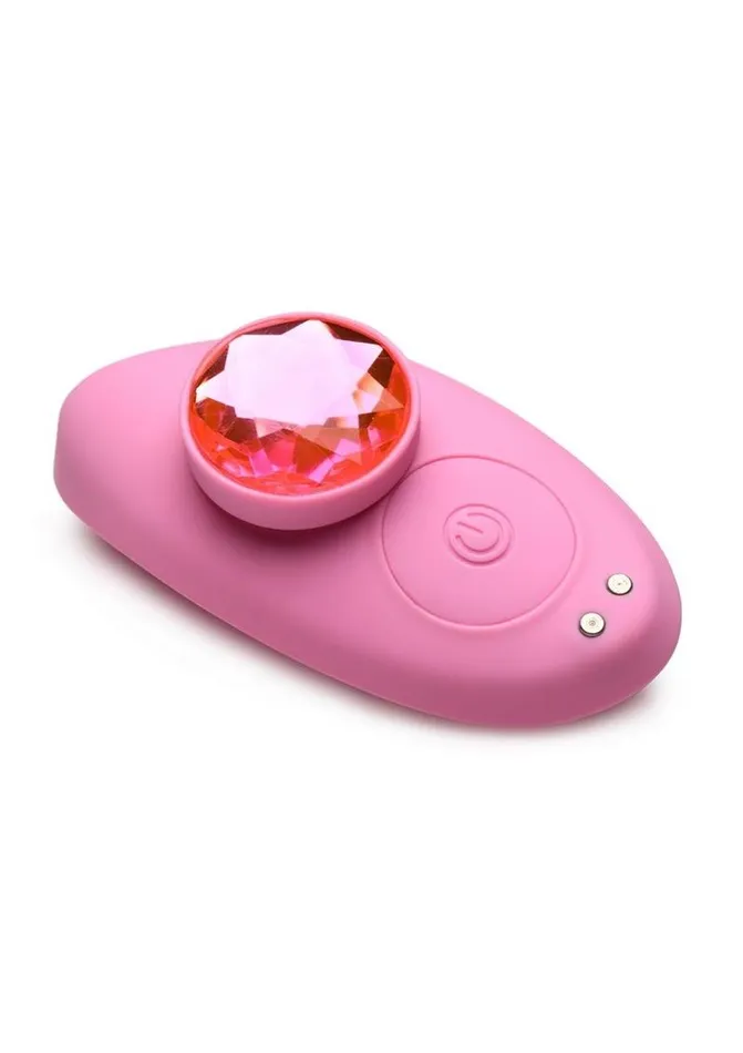 Female Sex Toys Frisky Frisky Naughty Knickers Bling Edition Silicone Panty Vibe with Remote Control