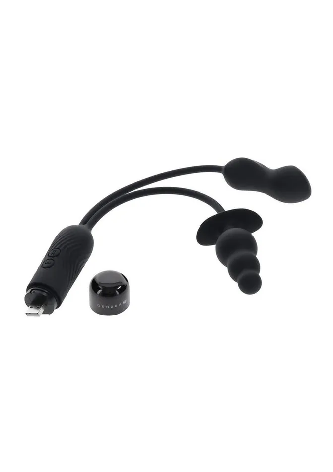 Female Sex Toys Gender X Gender X Double My Pleasure Rechargeable Silicone Dual Vibrator