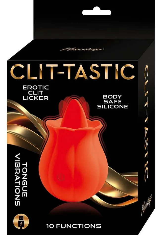 Female Sex Toys Nasstoys ClitTastic Erotic Clit Licker Rechargeable Silicone Clitoral Vibrator