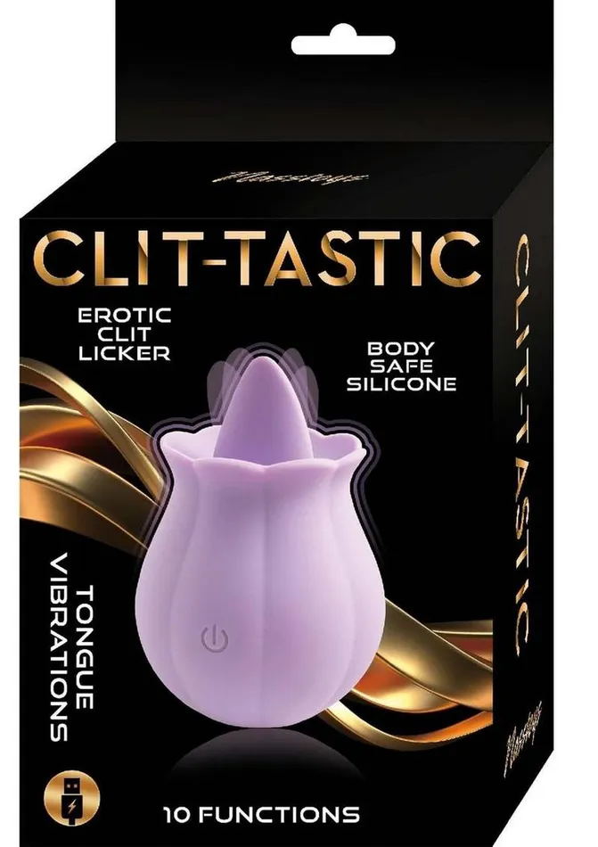 Female Sex Toys Nasstoys ClitTastic Erotic Clit Licker Rechargeable Silicone Clitoral Vibrator