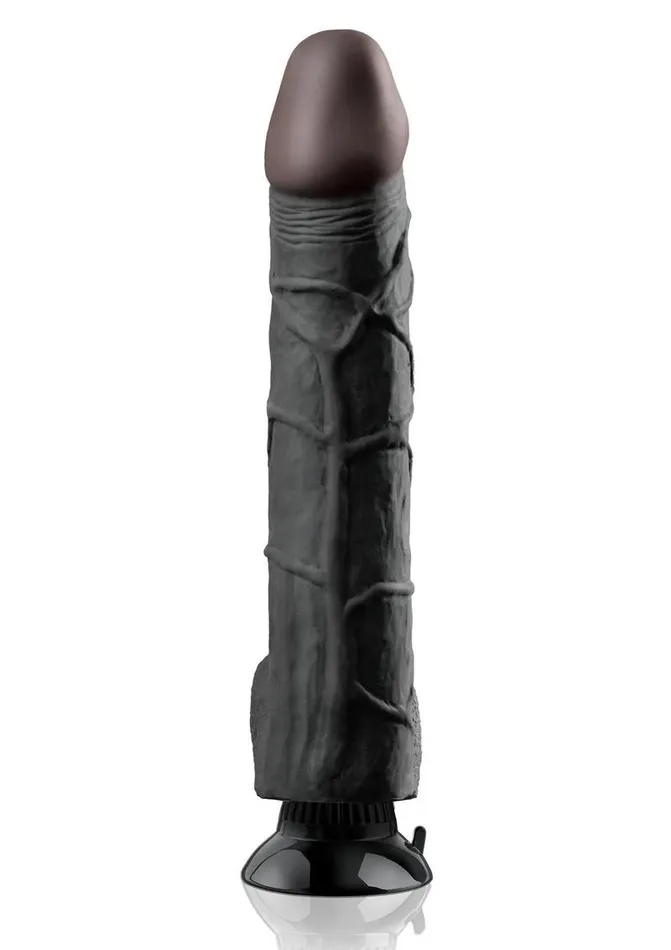 Female Sex Toys Real Feel Deluxe No 12 Wallbanger Vibrating Dildo with Balls Waterproof Real Feel Deluxe