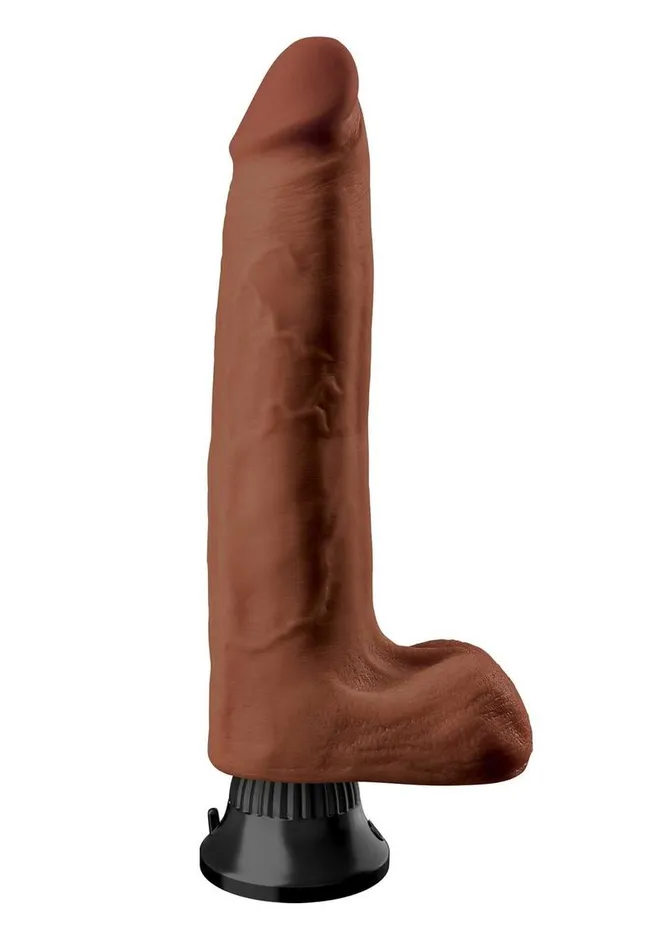 Female Sex Toys Real Feel Deluxe Real Feel Deluxe No 10 Wallbanger Vibrating Dildo with Balls