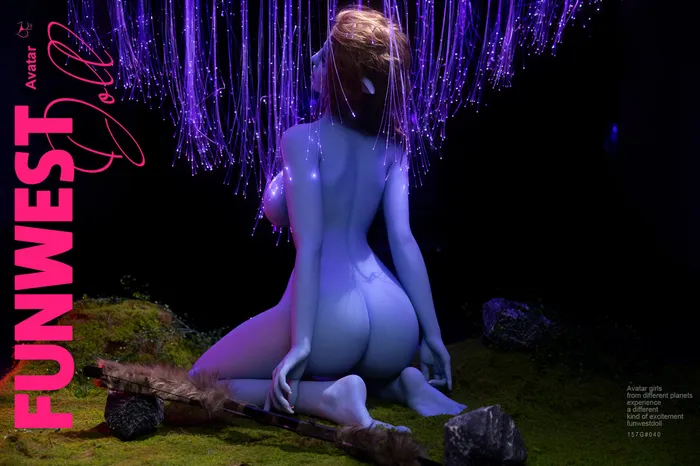 Funwest Doll 157cm5ft2 Gcup Huge Breasts Fantasy TPE Sex Doll 040 Blue Kylie Male Sex Toys