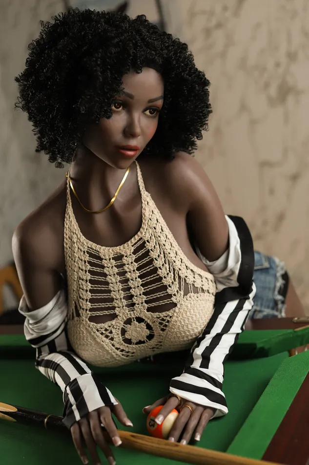 GalaxyDoll US In Stock 158cm5ft2 Hcup Big Boobs Black Sex Doll C23 Male Sex Toys