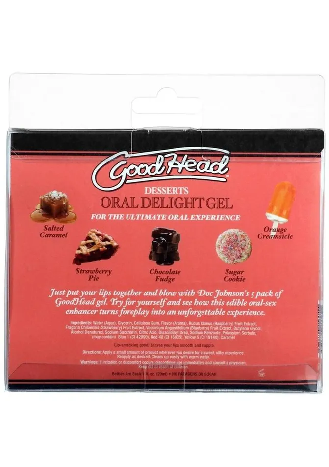 Goodhead Oral Delight Gel Desserts GoodHead Enhancers