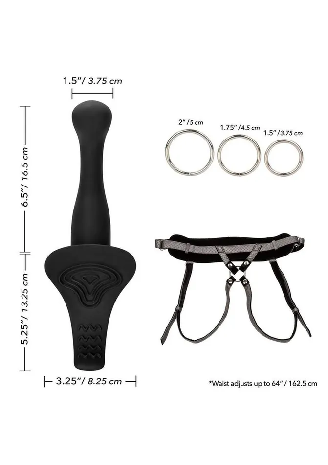 Her Royal Harness Her Royal Harness The Royal Vibrating StrapOn Set with Silicone Rechargeable Dildo Female Sex Toys