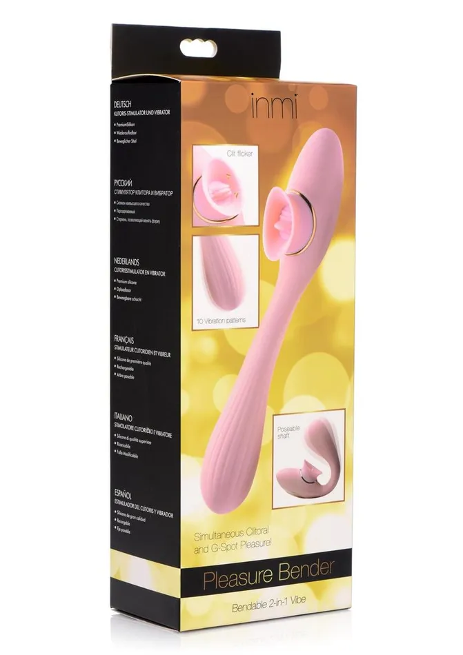 Inmi Pleasure Bender Bendable 2In1 Vibe Inmi Vibrators