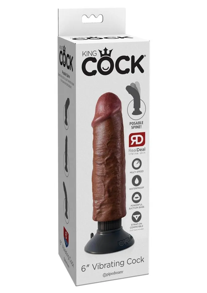 King Cock Vibrating Realistic Dildo Waterproof King Cock Female Sex Toys