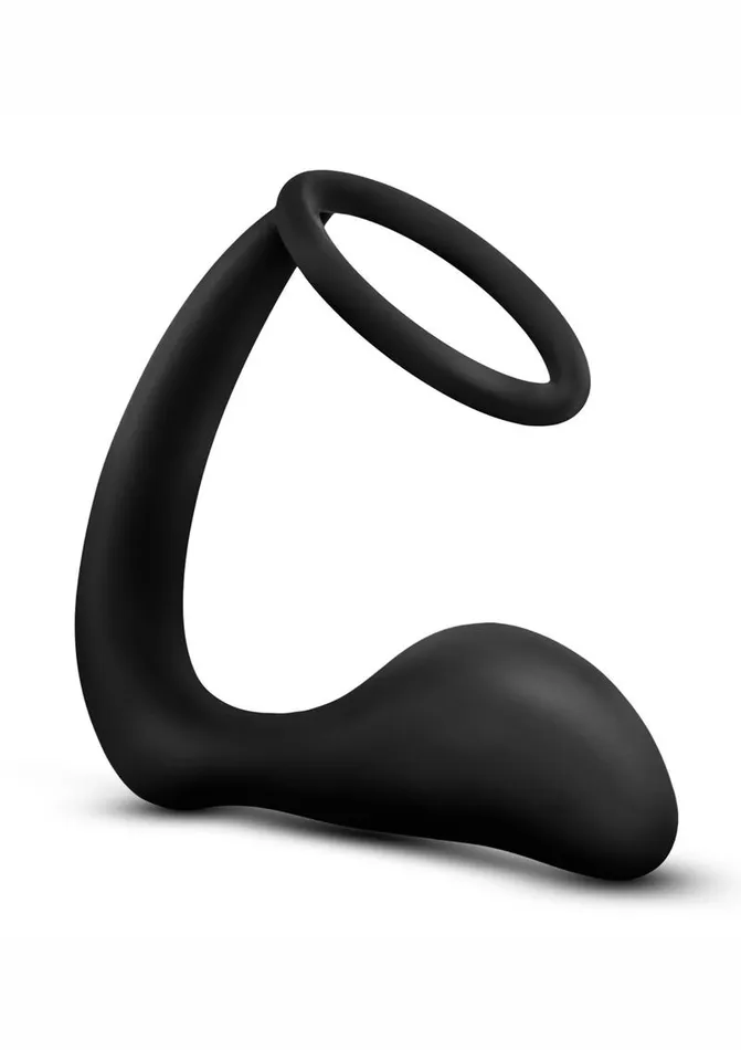 Male Sex Toys Anal Adventures Anal Adventures Platinum Silicone Cock Ring and Butt Plug