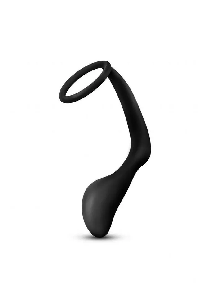 Male Sex Toys Anal Adventures Anal Adventures Platinum Silicone Cock Ring and Butt Plug