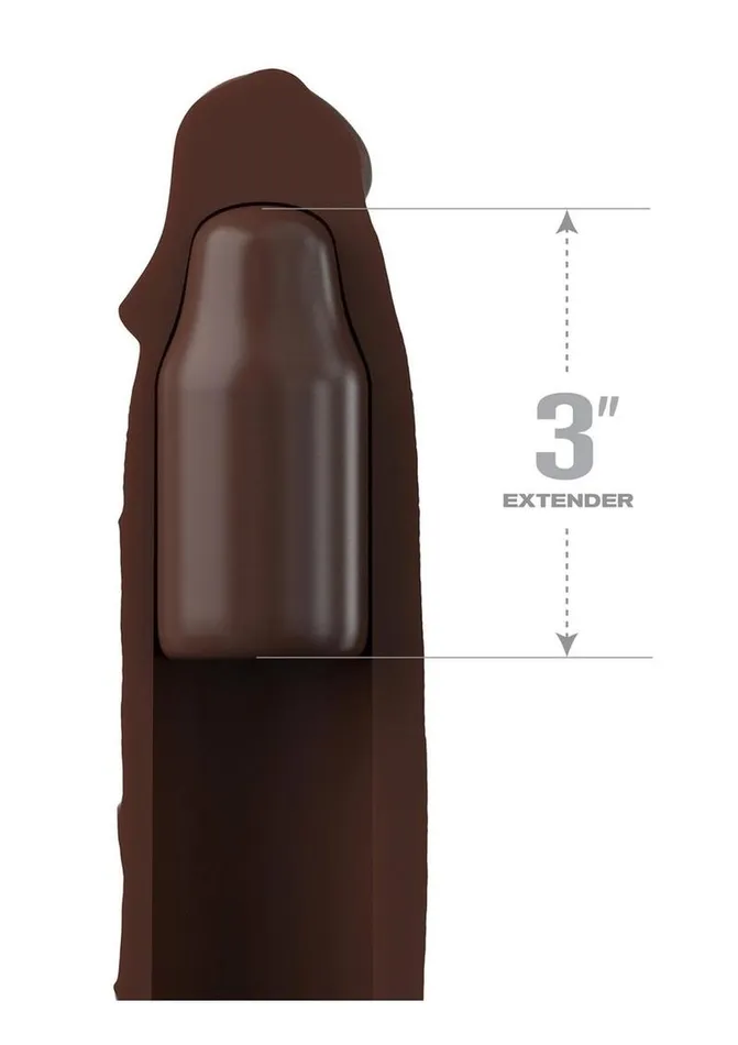 Male Sex Toys Fantasy XTension Elite Silicone 7in Sleeve and 3in Plug Fantasy XTensions