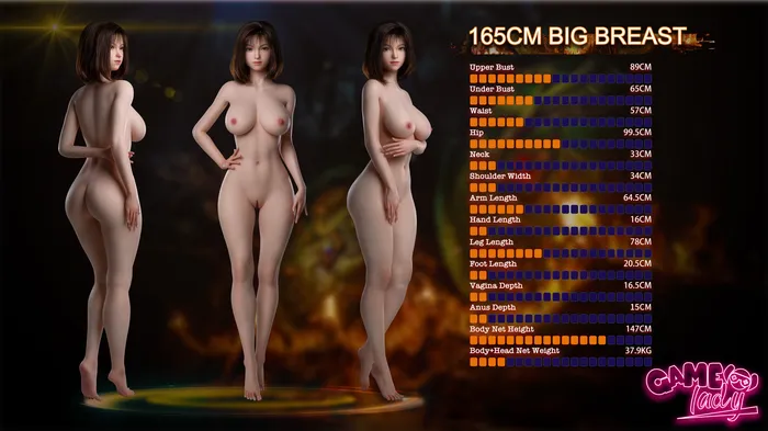 Male Sex Toys Game Lady Doll 165cm5ft5 Gcup Realistic Game lady Sex Doll Nozomi Harasaki