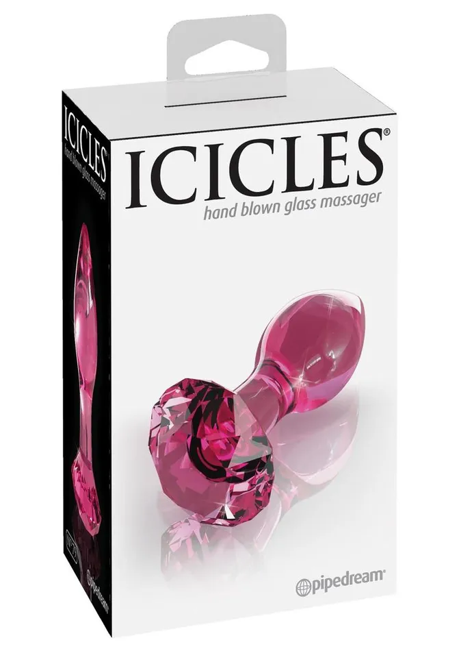 Male Sex Toys Icicles Icicles No 79 Glass Anal Plug