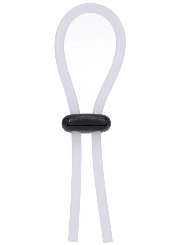 Male Sex Toys Rock Solid Rock Solid Lasso Double Lock Adjustable Silicone Cock Ring