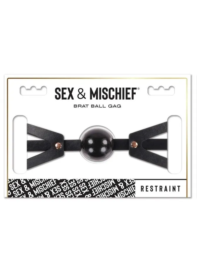 Male Sex Toys Sex and Mischief Sex and Mischeif Brat Ball Gag