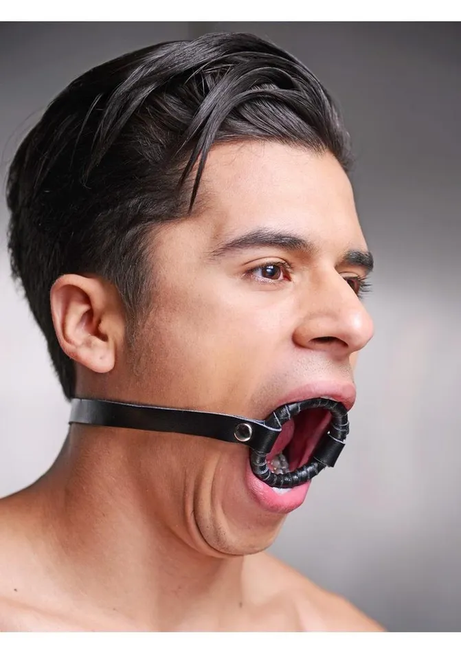 Male Sex Toys Strict Leather Ring Gag Strict Leather