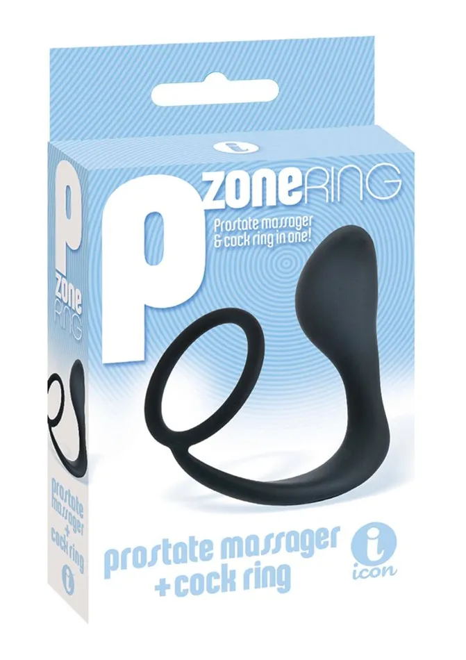 Male Sex Toys THE 9S The 9s P Zone Silicone Prostate Massager and Cock Ring Male Sex Toys THE 9S The 9s P Zone Silicone Prostate Massager and Cock Ring