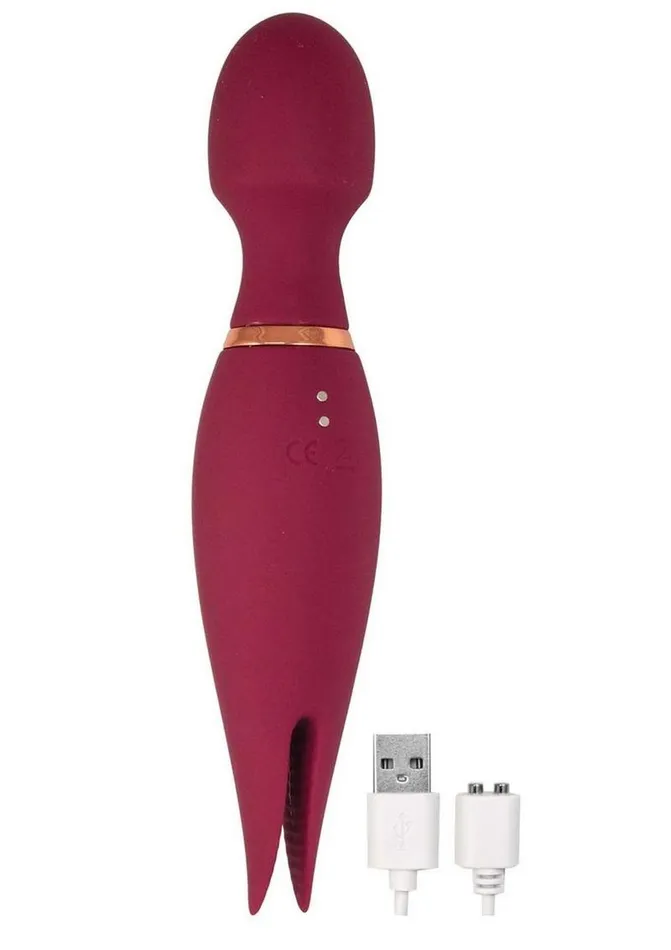 Mystique Mystique Vibrating Massagers Rechargeable Silicone Magic Wand Female Sex Toys