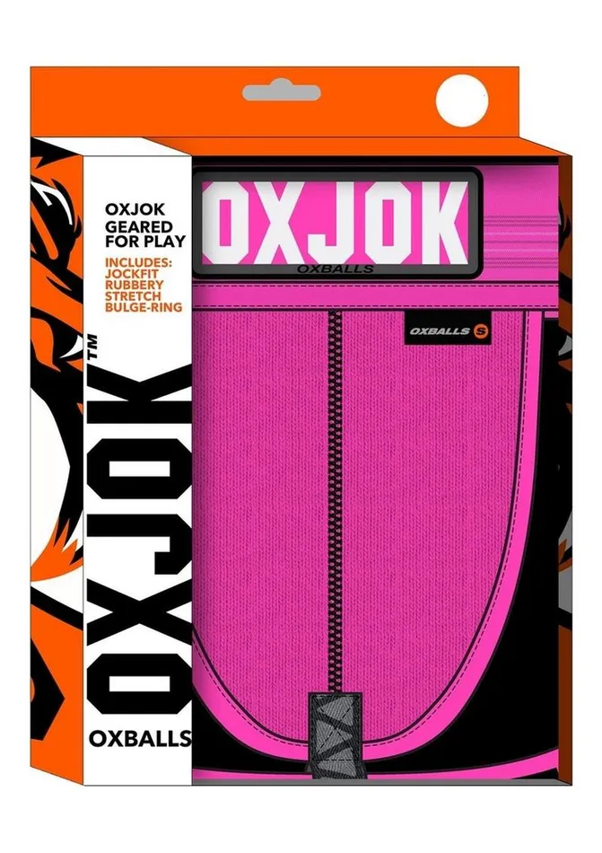 Oxballs Slingjock Slider Jock Strap Pink Sky Vibrators