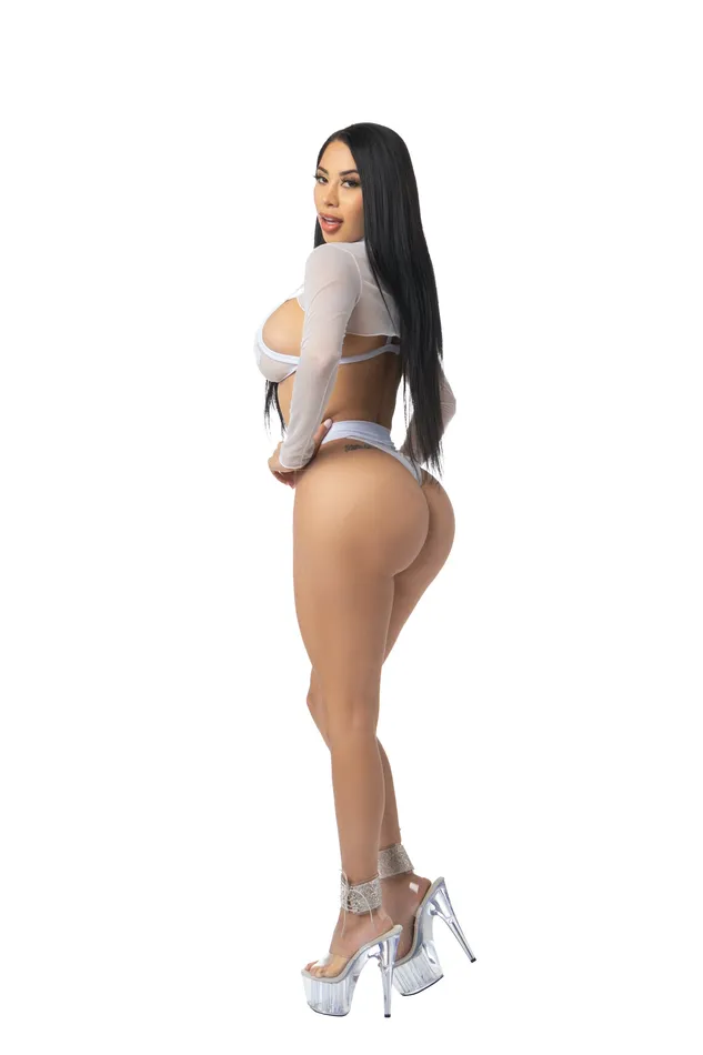 Playthings Exclusive White Mesh Lingerie Set by Playthings Anal