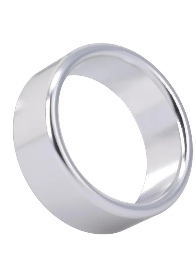 Rock Solid Male Sex Toys Rock Solid Brushed Alloy Aluminum Cock Ring