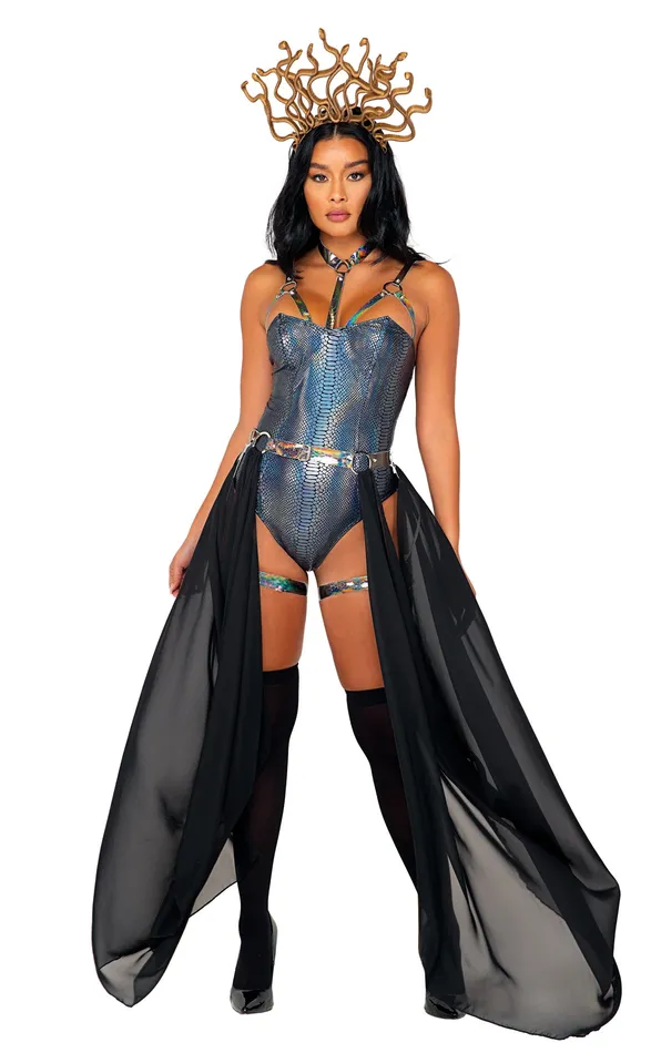 Roma Costume Inc 5085 3pc Sensual Serpent Medusa Queen Vibrators