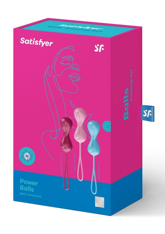 Satisfyer Anal Satisfyer Power Balls Set Of 3 Female Stimulator