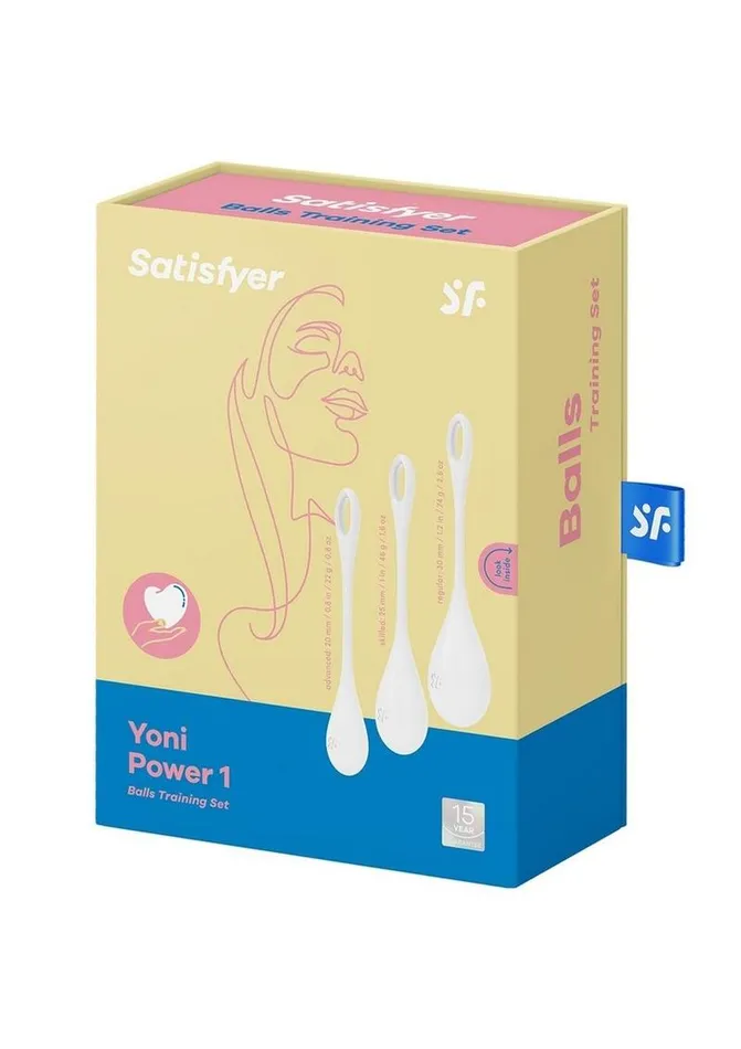 Satisfyer Female Sex Toys Satisfyer Yoni Power 1 Silicone Weighted Ben Wa Balls