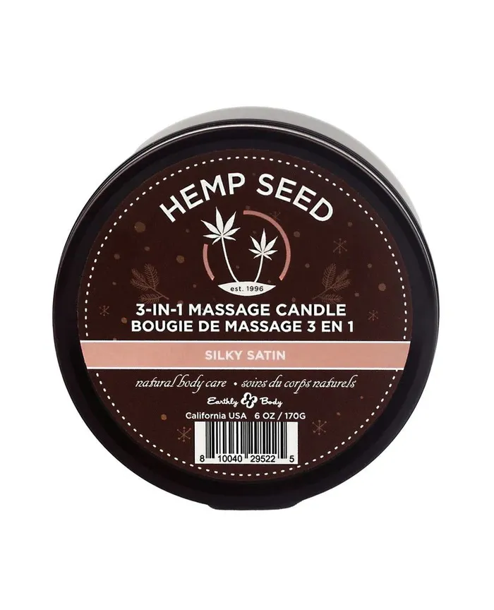 3in1 Massage Candle 6 Oz Earthly Body Couples