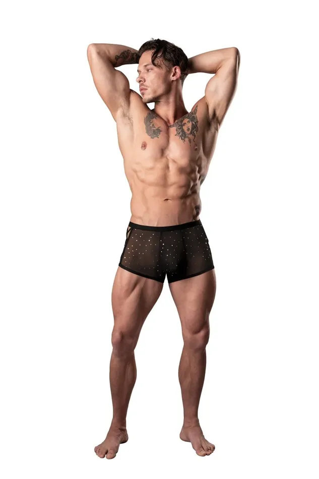 Anal Male Power Show Stopper Mini Short Large Black
