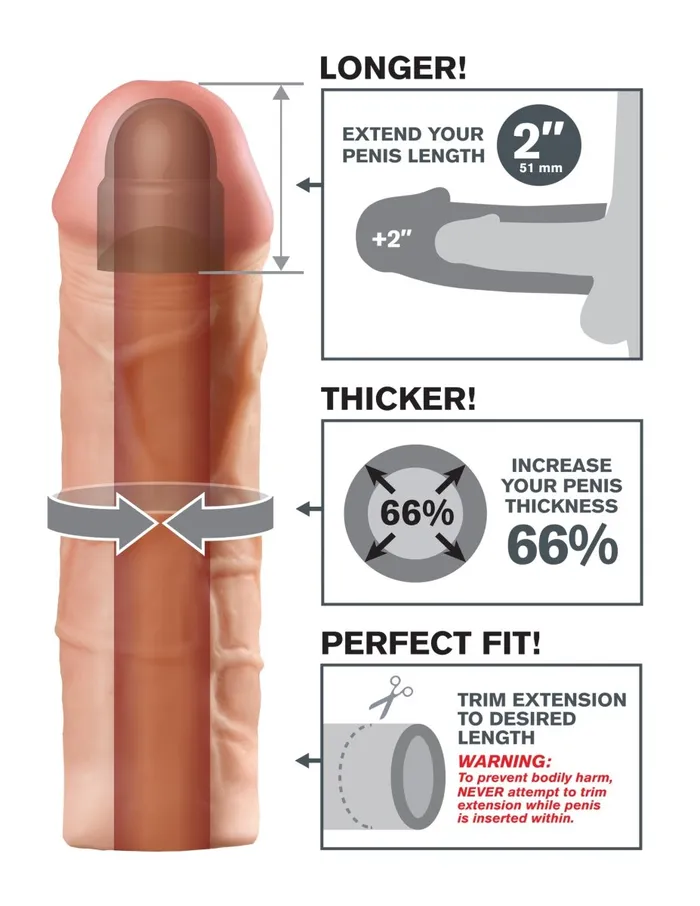 Anal Pipedream Fantasy XTension Mega 2Inch Extension 