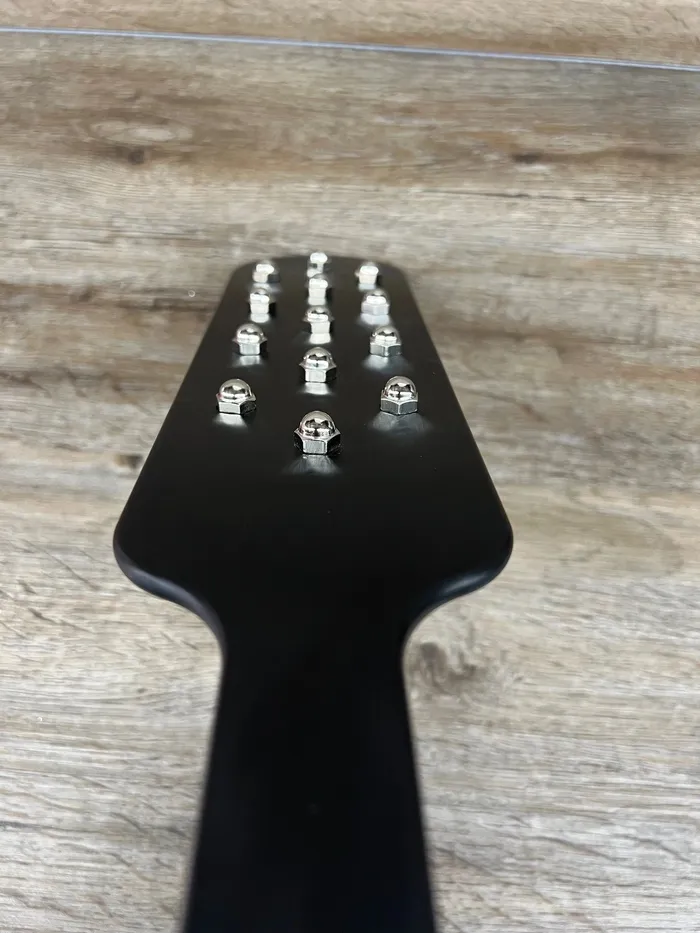 Ballisticmetal Anal Black Beauty Spanking Paddle in Anodized Aluminum